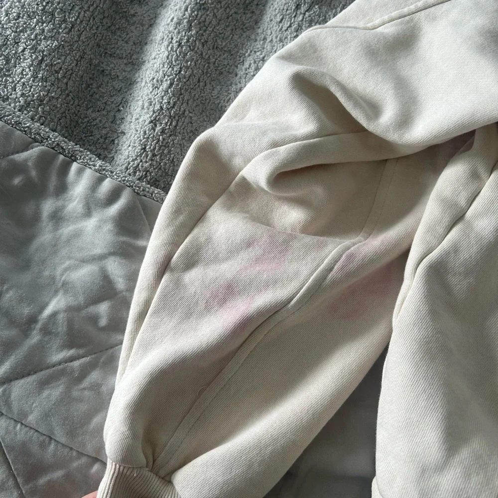 ☀️3/$25 Houston Texas athletic club cream white pullover sweatshirt small - Picture 2 of 4